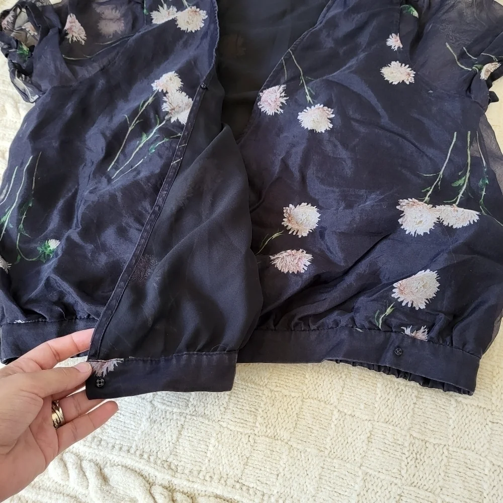 Madewell silk organza